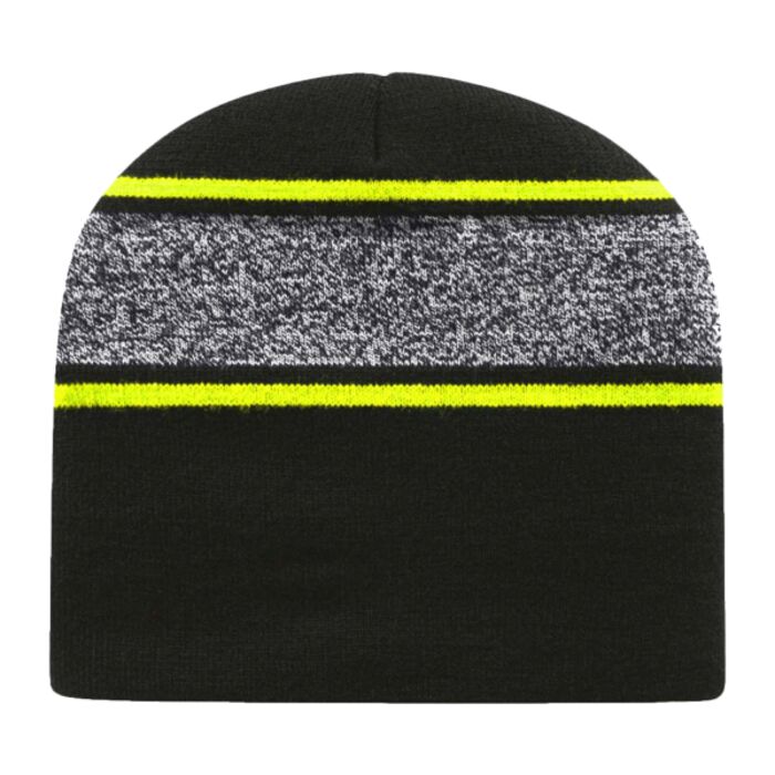 USA-Made Variegated Striped Beanie Thumbnail