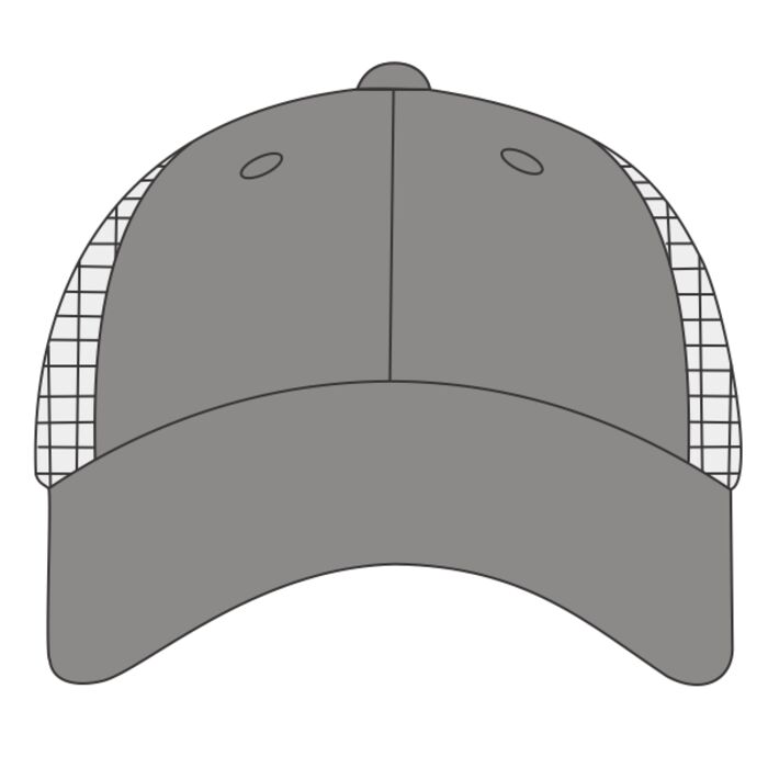 Heathered Cotton Polyester Trucker Hat Thumbnail