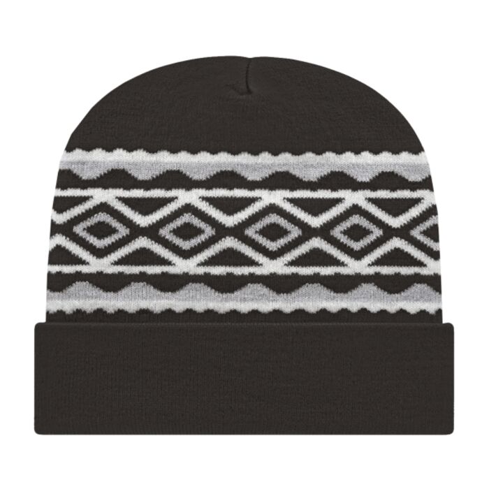USA- Made Diamond Cuffed Beanie Thumbnail