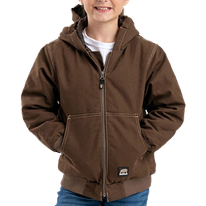 Youth Highland Softstone Duck Hooded Jacket Thumbnail