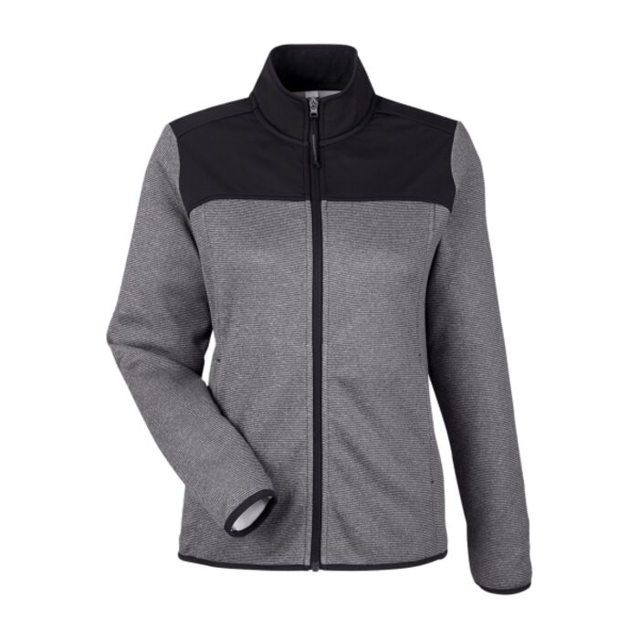 Ladies' Venture Heathered Stripe Hybrid Jacket Thumbnail