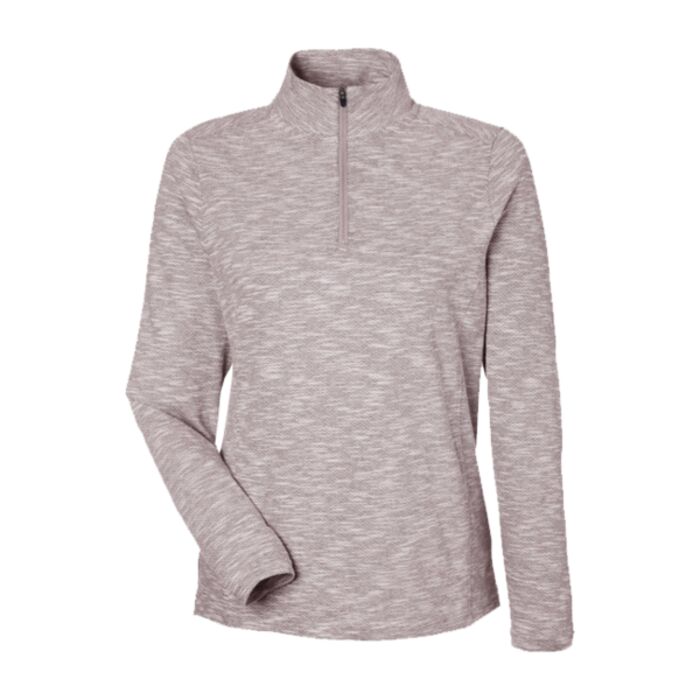 Ladies' Eclipse Jacquard Quarter-Zip Thumbnail