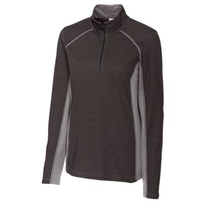 Clique Ice Pique Colorblock Womens Half Zip Tech Pullover Thumbnail
