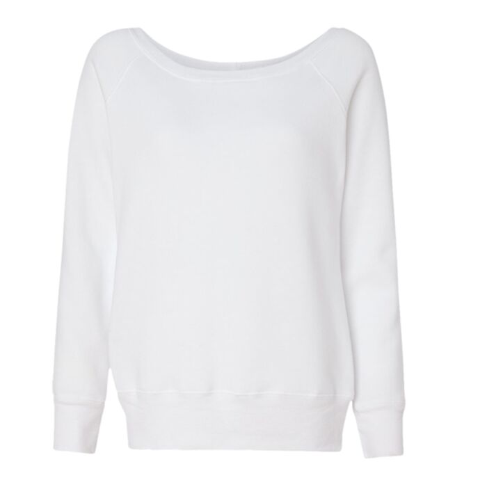 Ladies' Sponge Fleece Wide Neck Sweatshirt Thumbnail