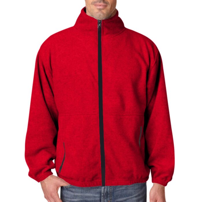 UltraClub Men's UltraClub® Iceberg Fleece Full-Zip Jacket Thumbnail