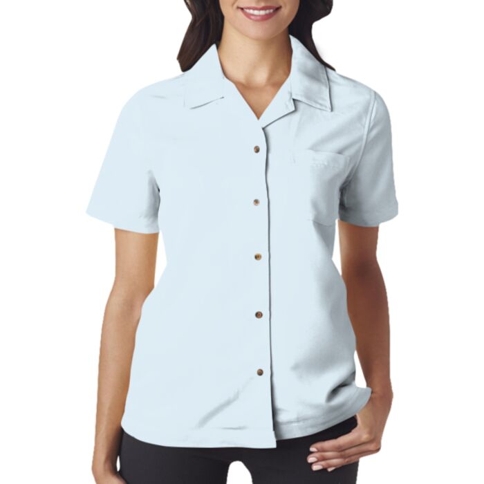 UltraClub Ladies' Cabana Breeze Camp Shirt Thumbnail