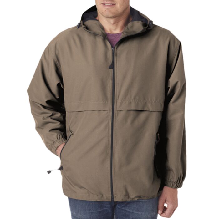 UltraClub Adult Microfiber Full-Zip Hooded Jacket Thumbnail