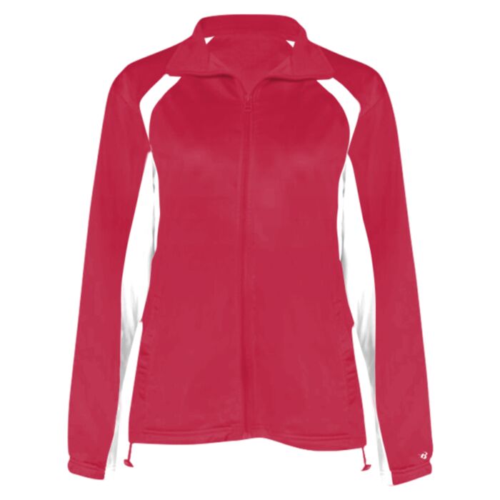 Ladies' Brushed Tricot Hook Jacket Thumbnail
