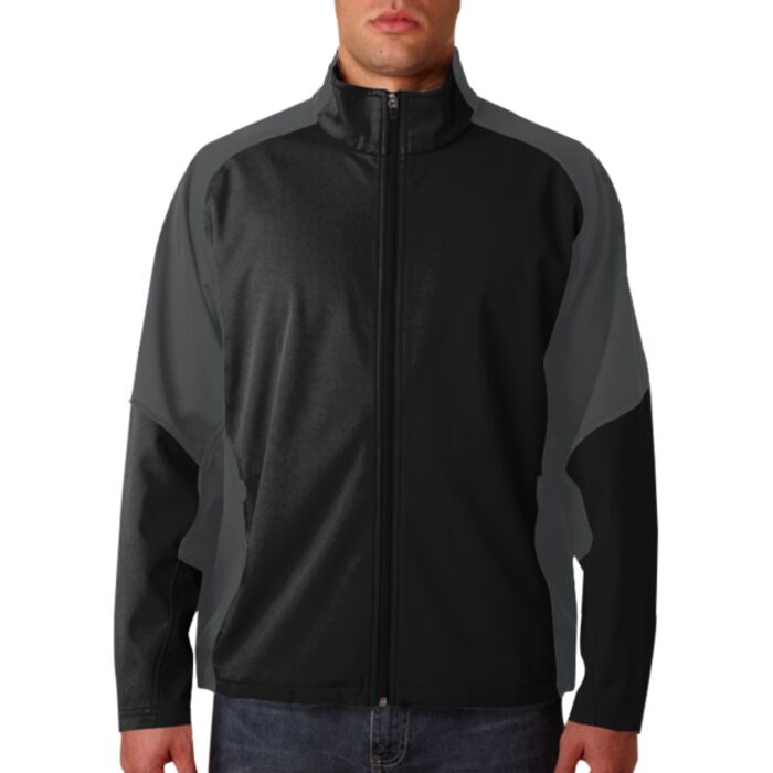 UltraClub Adult 2-Tone Soft Shell Jacket Thumbnail
