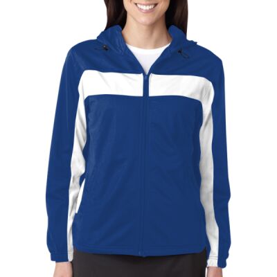 Ladies' Brushed Tricot Hooded Jacket Thumbnail