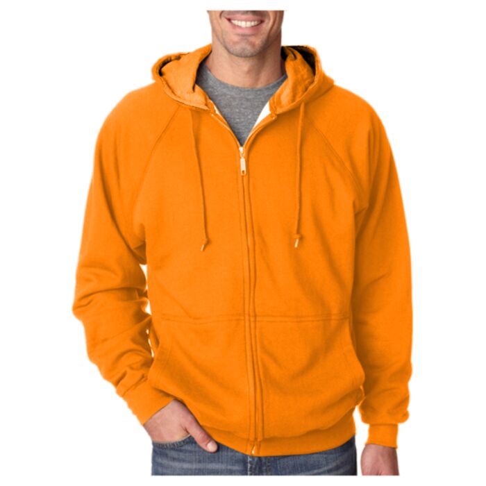 UltraClub Adult Rugged Wear Thermal-Lined Full-Zip Hooded Fleece Thumbnail