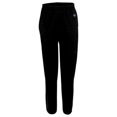 Adult Double Dry Eco&reg; Open-Bottom Fleece Pants with Pockets Thumbnail
