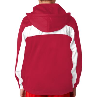 Youth Brushed Tricot Hooded Jacket Thumbnail