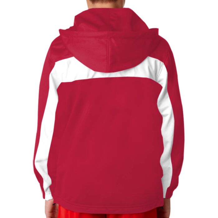 Youth Brushed Tricot Hooded Jacket Thumbnail