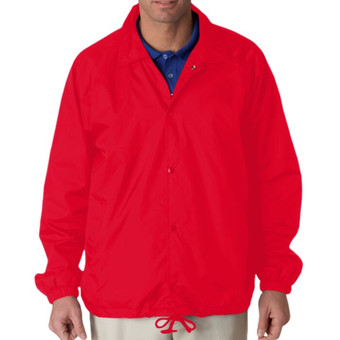 UltraClub Adult Nylon Coaches' Jacket Thumbnail