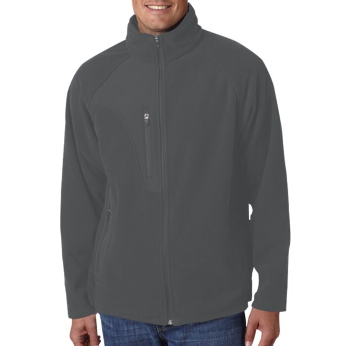 UltraClub Adult Micro-Fleece Full-Zip Jacket Thumbnail