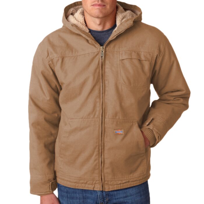 Adult Sanded Duck Sherpa-Lined Hooded Jacket Thumbnail