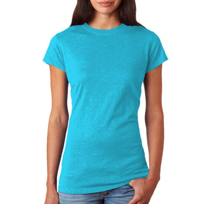 J.America Ladies' Glitter Tee Thumbnail