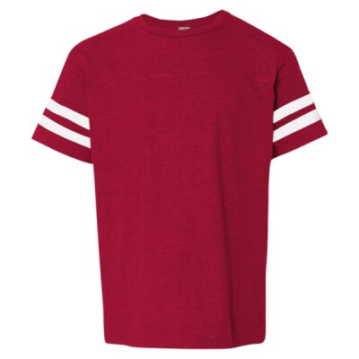 LA T Adult Fine Jersey Football Tee Thumbnail