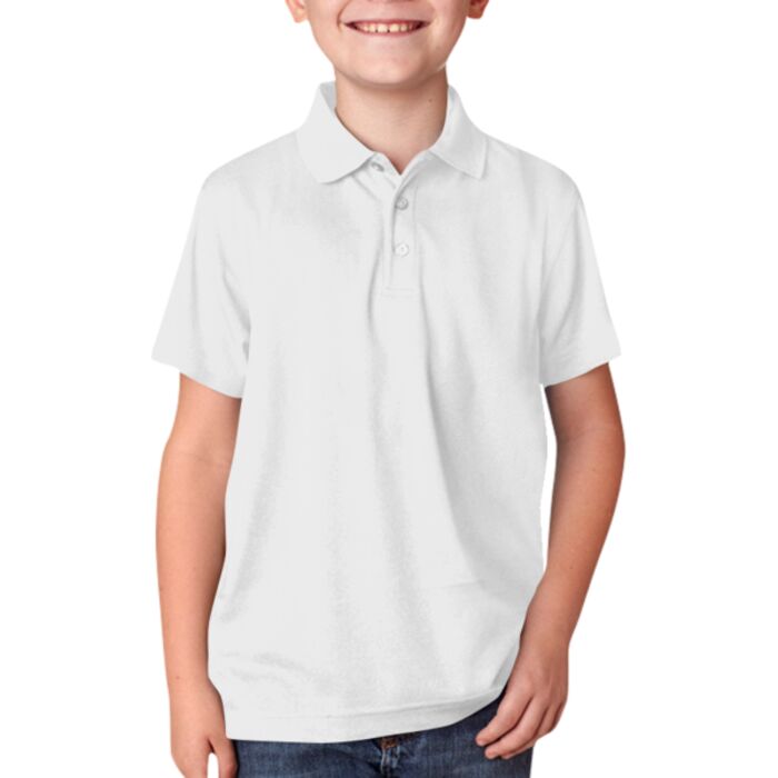 Youth Circular-Knit Performance Polo Thumbnail