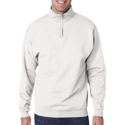 Adult NuBlend&reg; 1/4-Zip Cadet Collar Sweatshirt Thumbnail