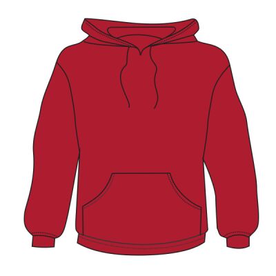Youth Color Block Tech Fleece Hoodie Thumbnail