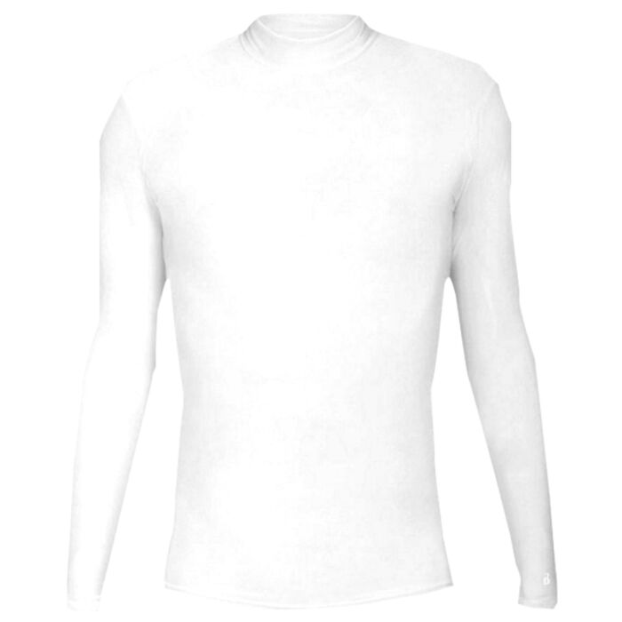 B-Hot Long Sleeve Mock Neck Blended Compression Tee Thumbnail