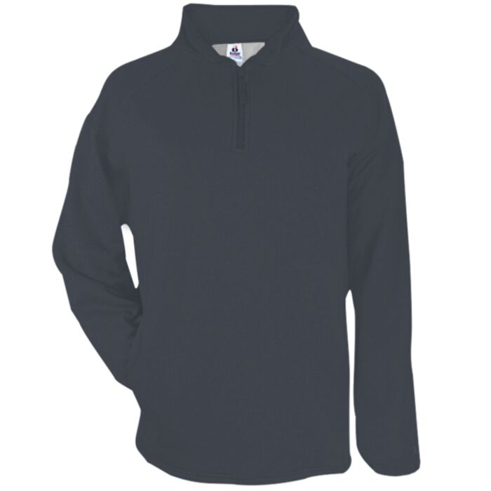 Adult Pro Heathered Fleece 1/4 Zip Sweatshirt Thumbnail