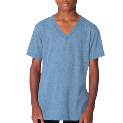 TR256 Youth Tri-Blend V-Neck T-Shirt Thumbnail