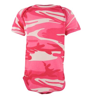 Infant Baby Rib Camouflage Lap Shoulder Creeper Thumbnail
