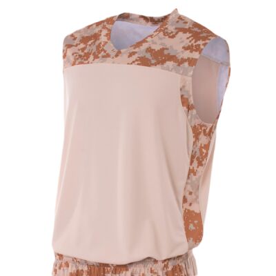 Youth Printed Camo Performance Muscle Tee Thumbnail