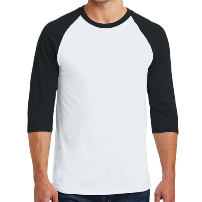 Heavy Cotton ™ 3/4 Sleeve Raglan T Shirt Thumbnail