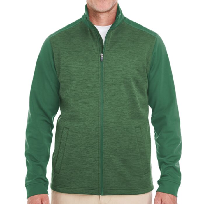 Men's Newbury Colorblock Mélange Fleece Full-Zip Thumbnail