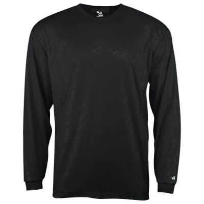 Youth Line Embossed Long Sleeve T-Shirt Thumbnail