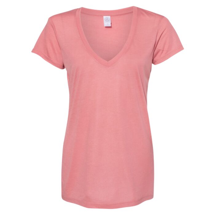 Women's Slinky Jersey V-Neck Tee Thumbnail
