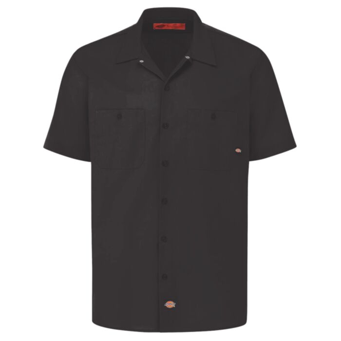 Men's Tall Industrial Short Sleeve Work Shirt Thumbnail