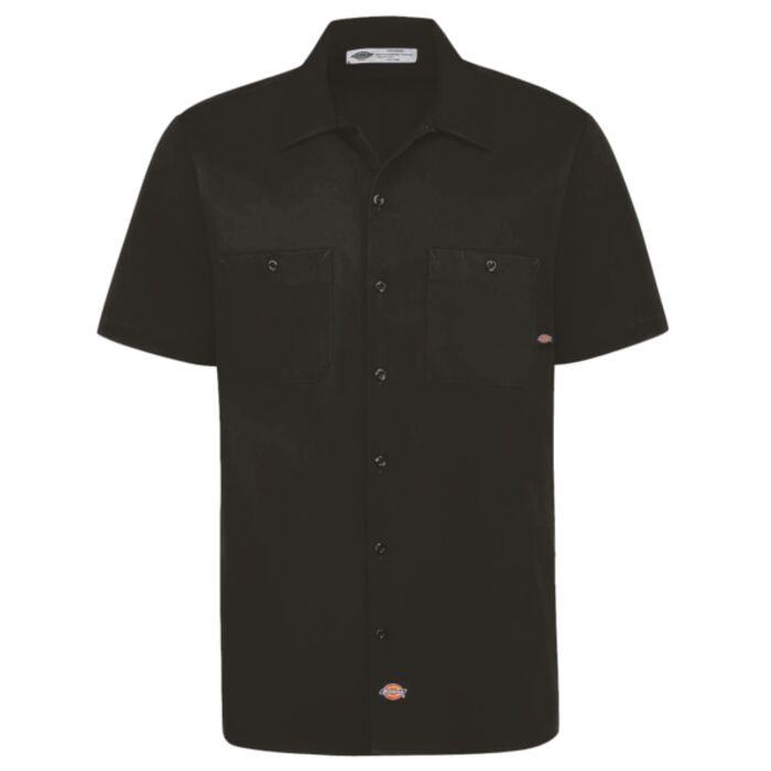 Men's Industrial Short Sleeve Cotton Work Shirt Thumbnail