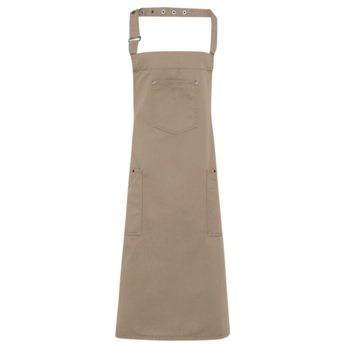 Unisex Cotton Chino Bib Apron Thumbnail