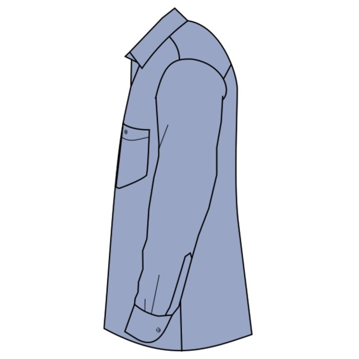 Long Sleeve Industrial Work Shirt Thumbnail