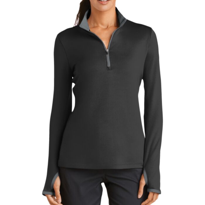Ladies Dri FIT Stretch 1/2 Zip Cover Up Thumbnail
