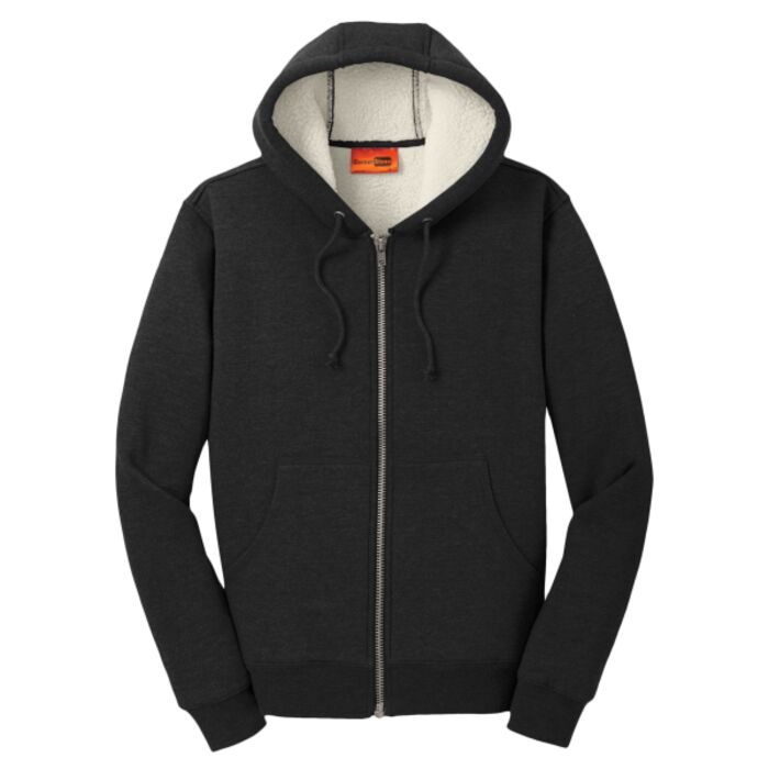 Heavyweight Sherpa Lined Hooded Fleece Jacket Thumbnail