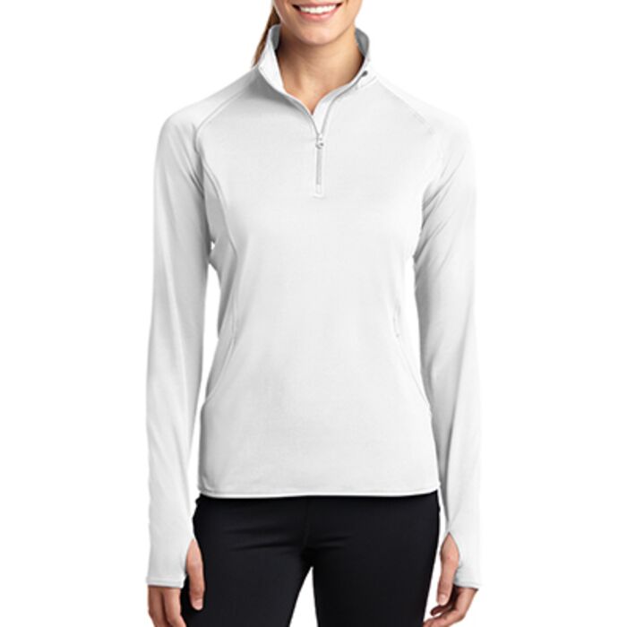 Ladies Sport Wick ® Stretch 1/2 Zip Pullover Thumbnail