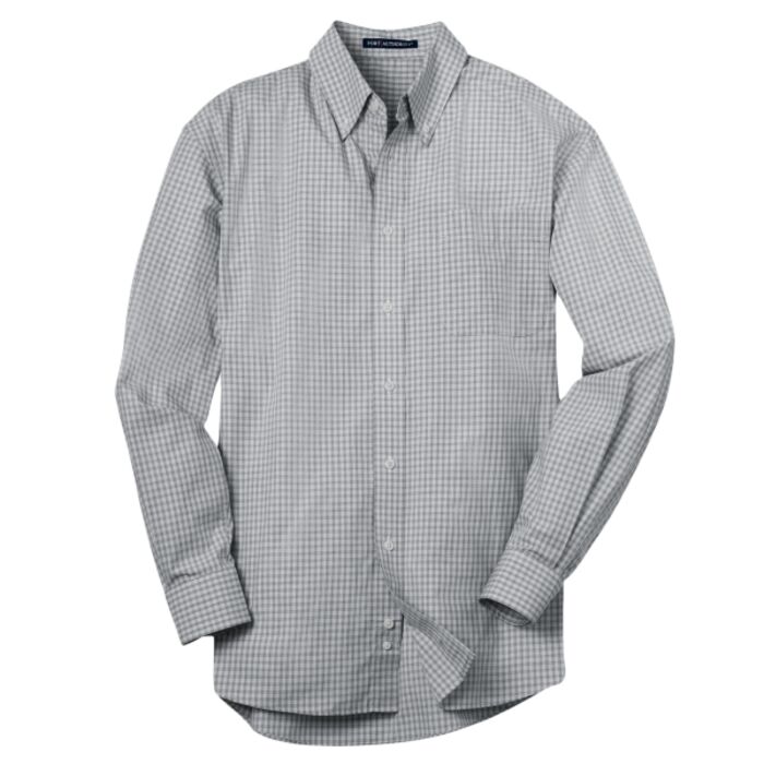Plaid Pattern Easy Care Shirt Thumbnail