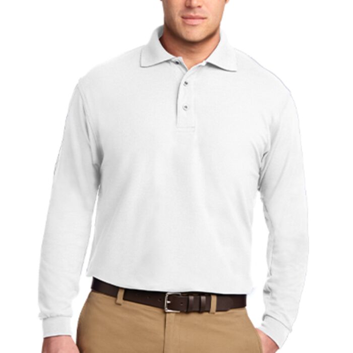 Silk Touch™ Long Sleeve Polo Thumbnail