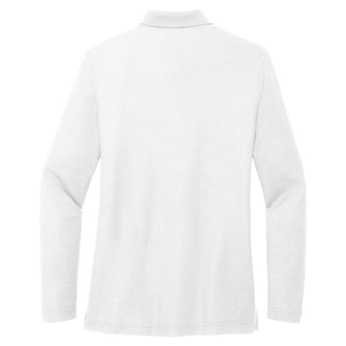 Ladies Silk Touch™ Long Sleeve Polo Thumbnail