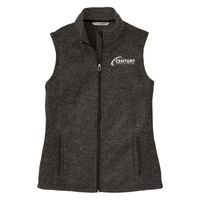 Ladies Sweater Fleece Vest Thumbnail