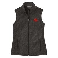 Ladies Sweater Fleece Vest Thumbnail