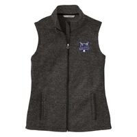 Ladies Sweater Fleece Vest Thumbnail