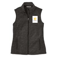 Ladies Sweater Fleece Vest Thumbnail