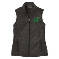 Ladies Sweater Fleece Vest Thumbnail